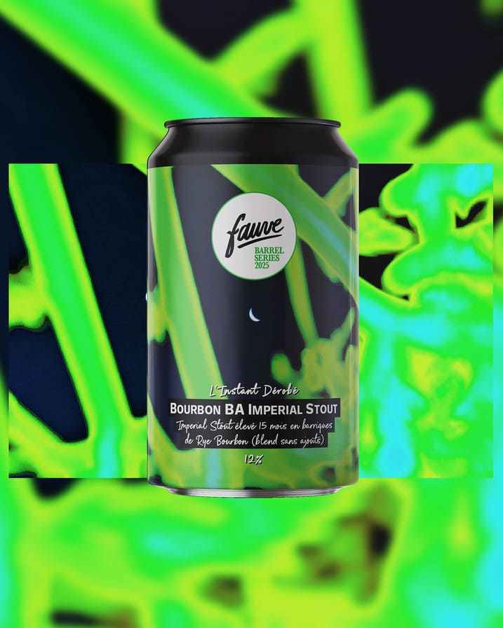 Fauve L'Instant Dérobé stout øl 33cL fatpreget