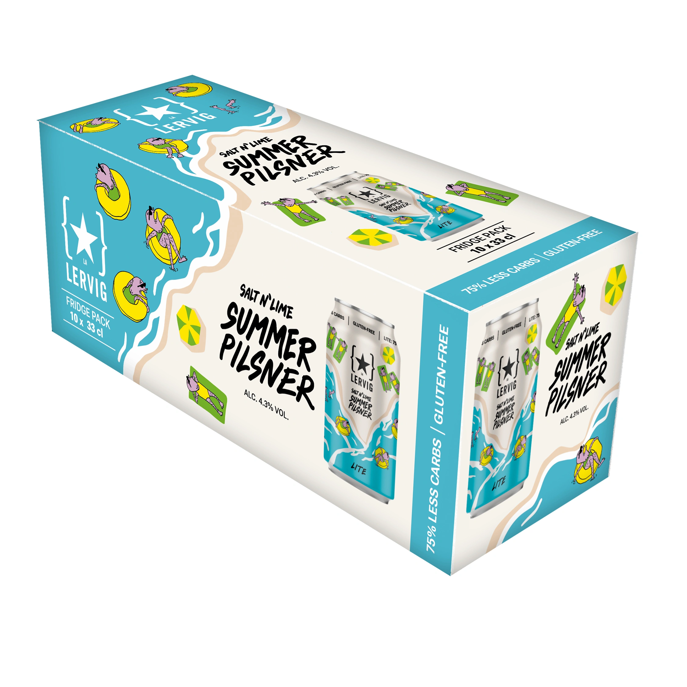 Lervig Salt n Lime Summer Pilsner pils 1 boks lime
