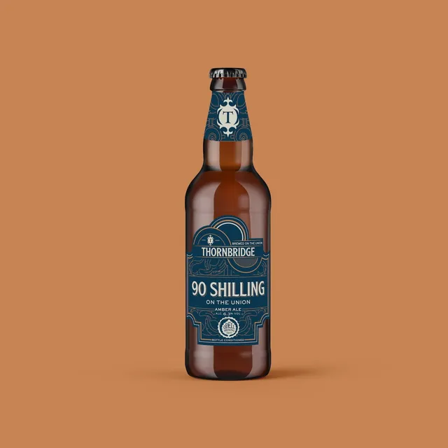 Thornbridge 90 Shilling amber ale flaske 6,3% kjeks