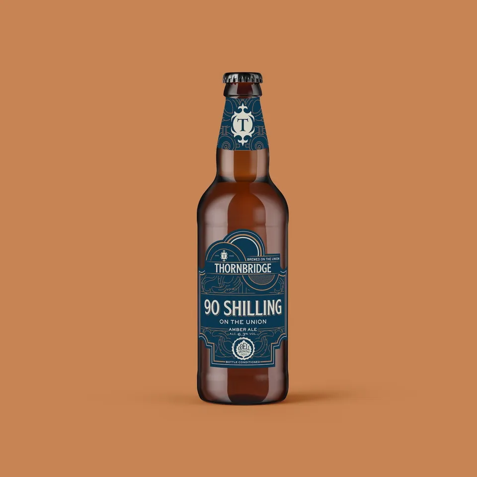 Thornbridge 90 Shilling amber ale flaske 6,3% kjeks