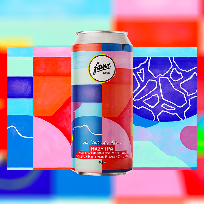 Fauve Au-delà du Rhin Hazy IPA øl 44cL tysk