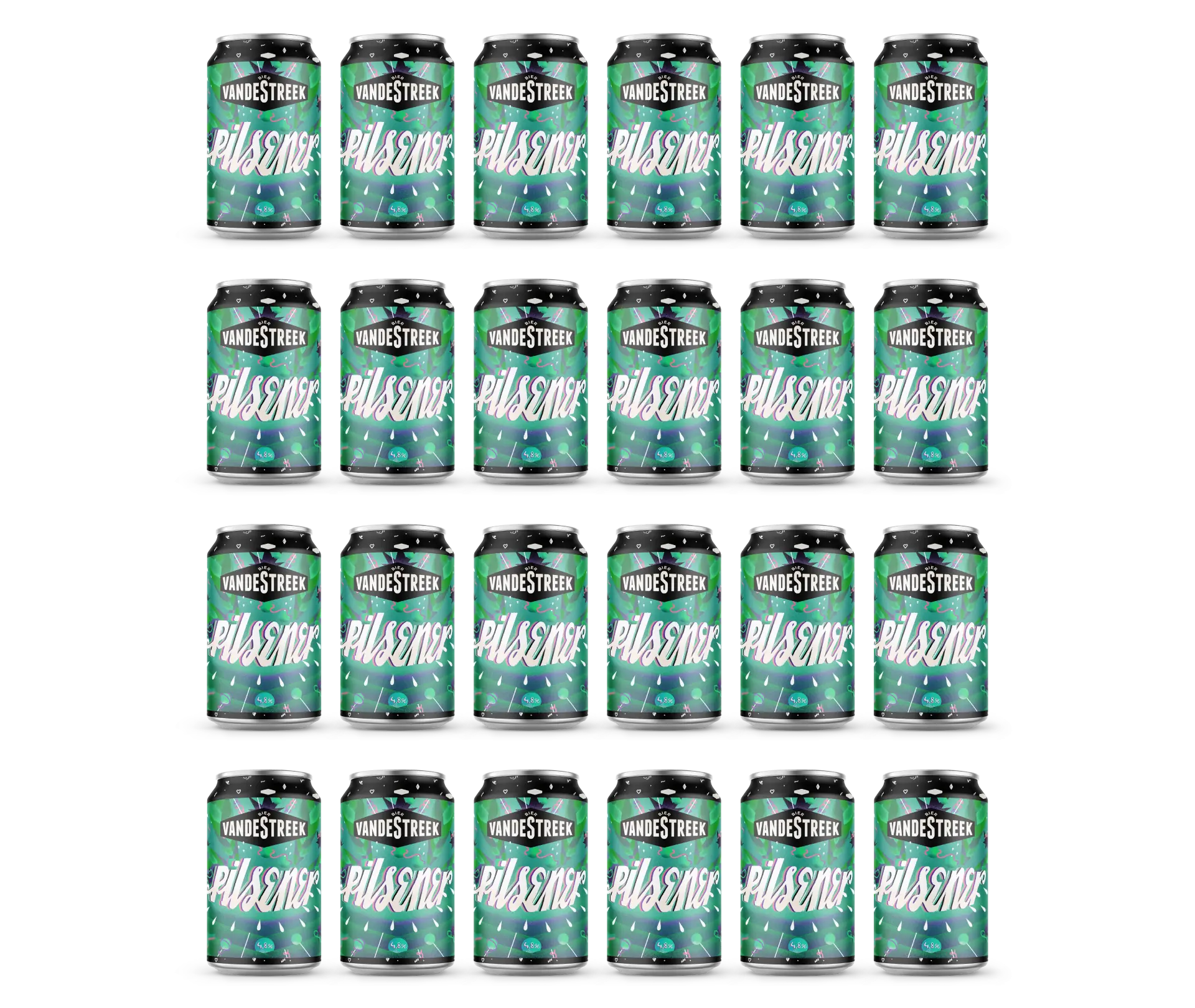 Vanderstreek Pilsener øl boks 33 cl glutenfri