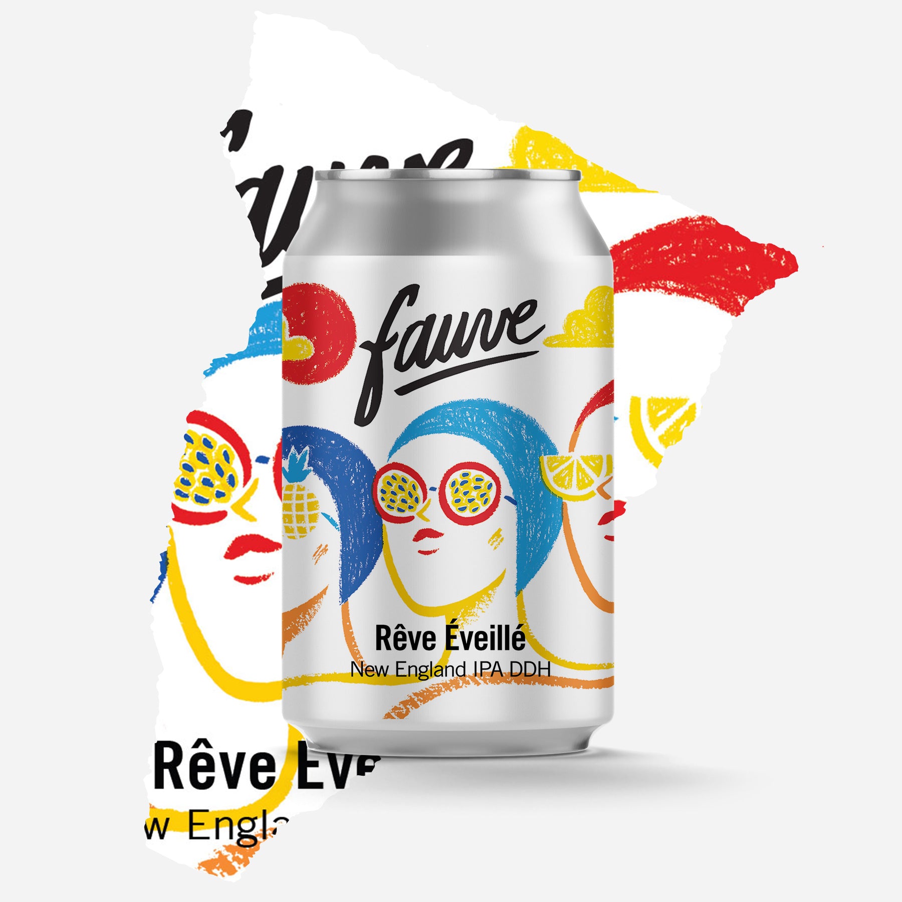 Fauve Rêve Éveillé NEIPA boks 33 cl fruktig