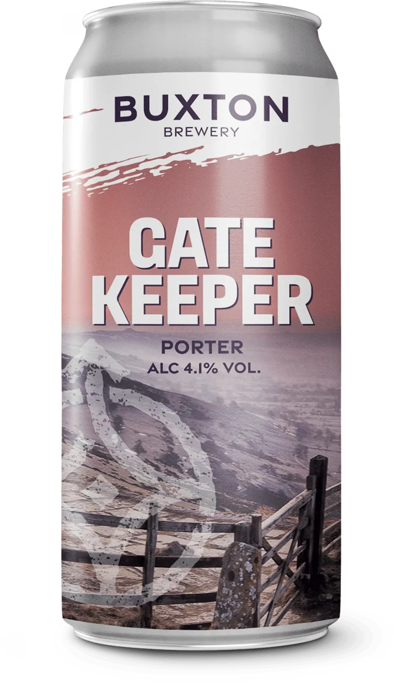 Buxton Gatekeeper porter øl boks mørk