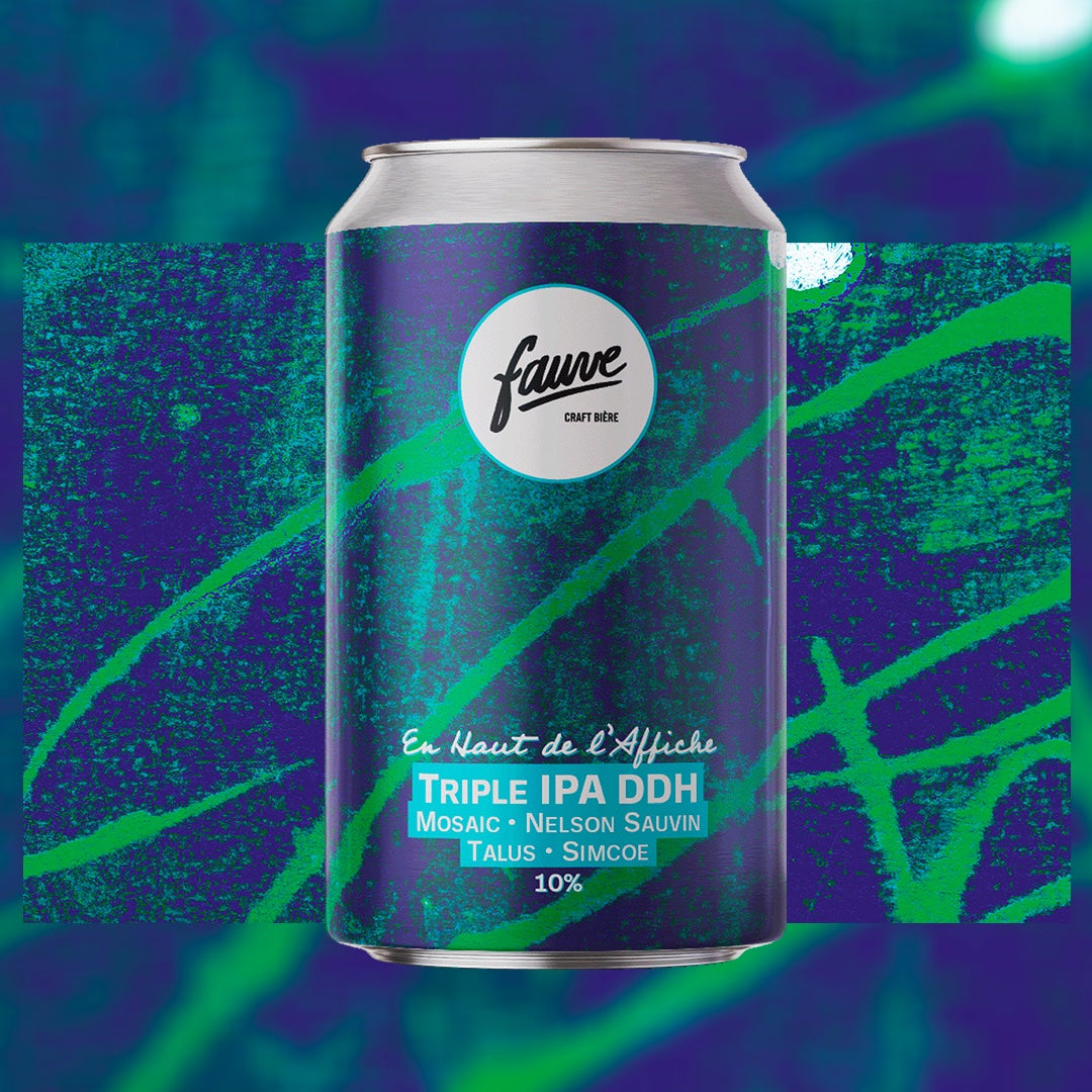 Fauve En Haut de l'Affiche trippel IPA øl boks 33cL 10%