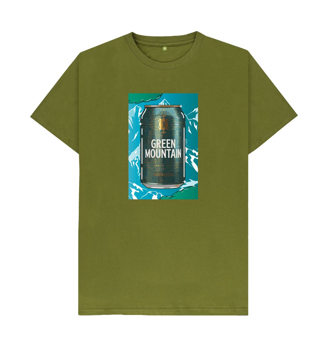 Thornbridge Green Mountain t-skjorte mosegrønn økologisk