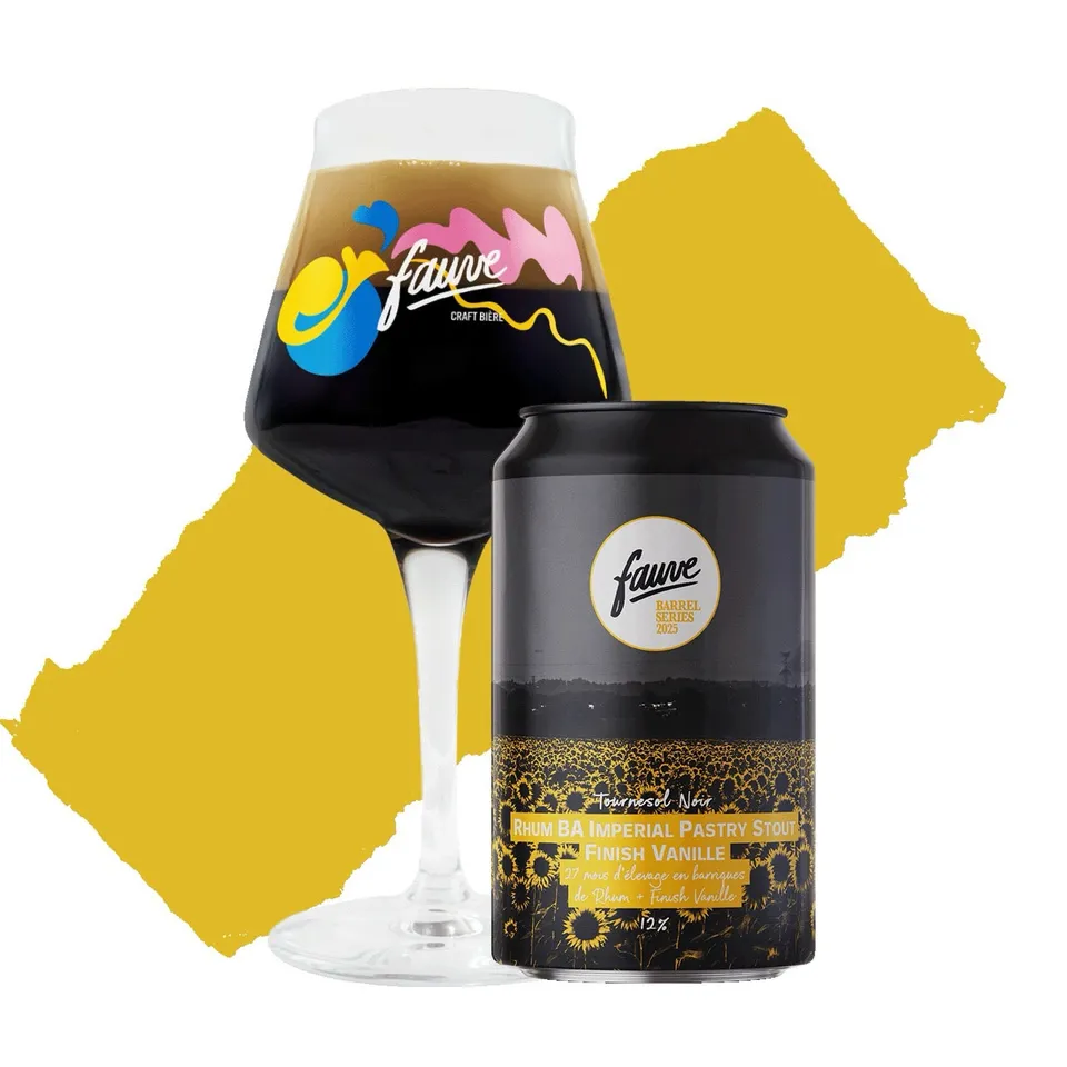 Fauve Tournesol Noir imperial stout boks 33cl vanilje 12%