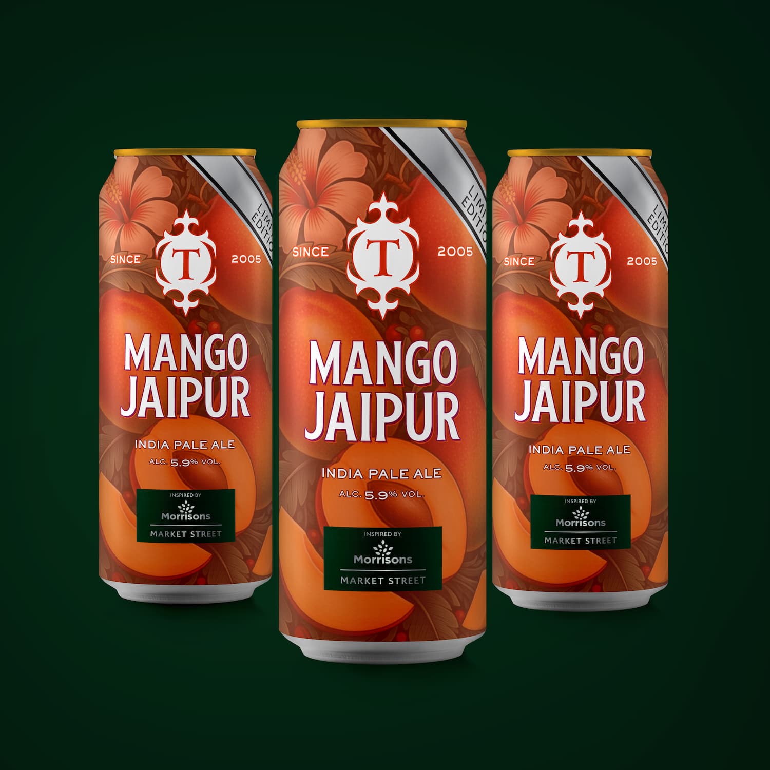 Thornbridge Mango Jaipur IPA øl 440 ml boks 5,9% mango