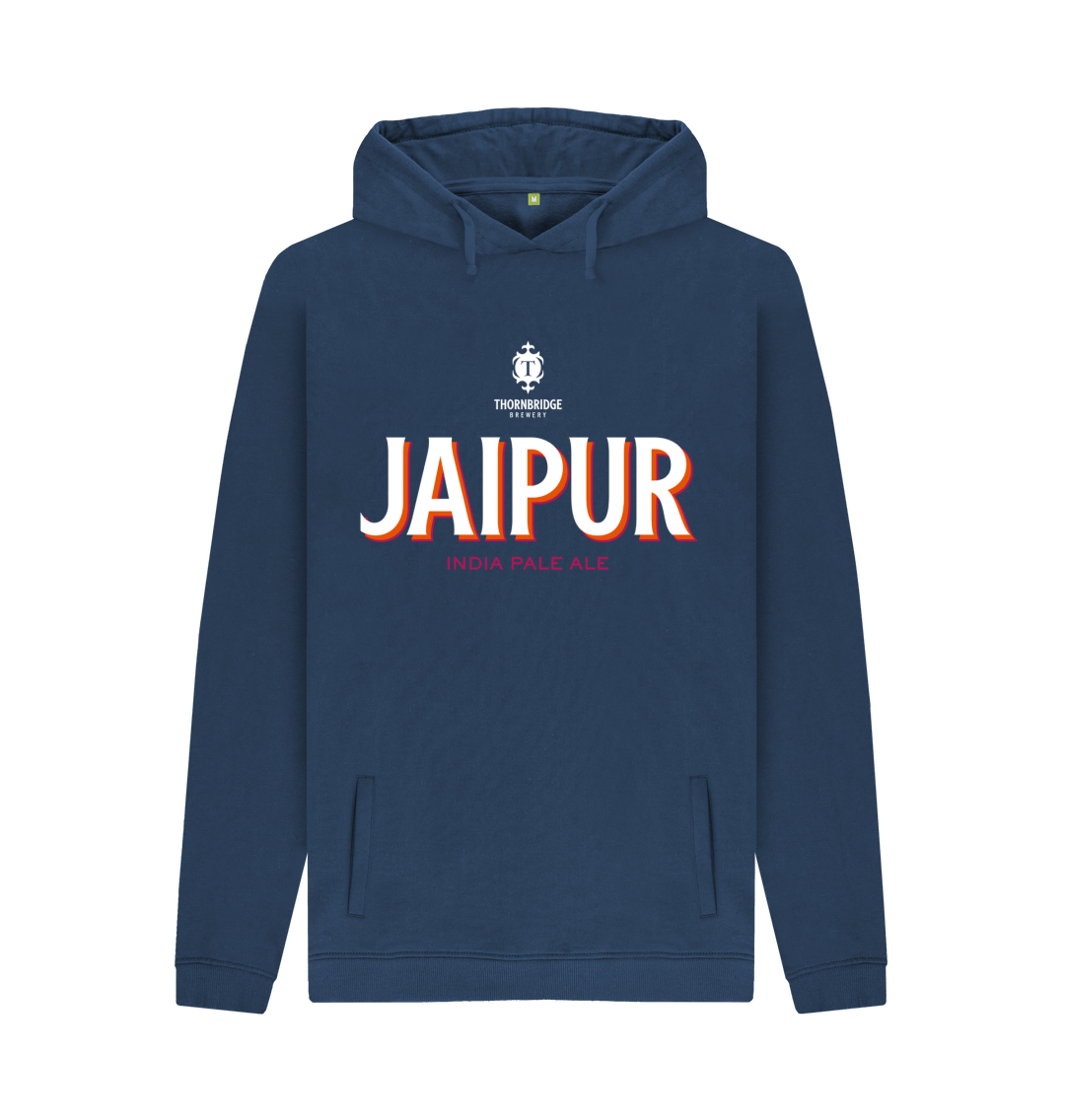 Thornbridge Jaipur hettegenser svart L økologisk bomull