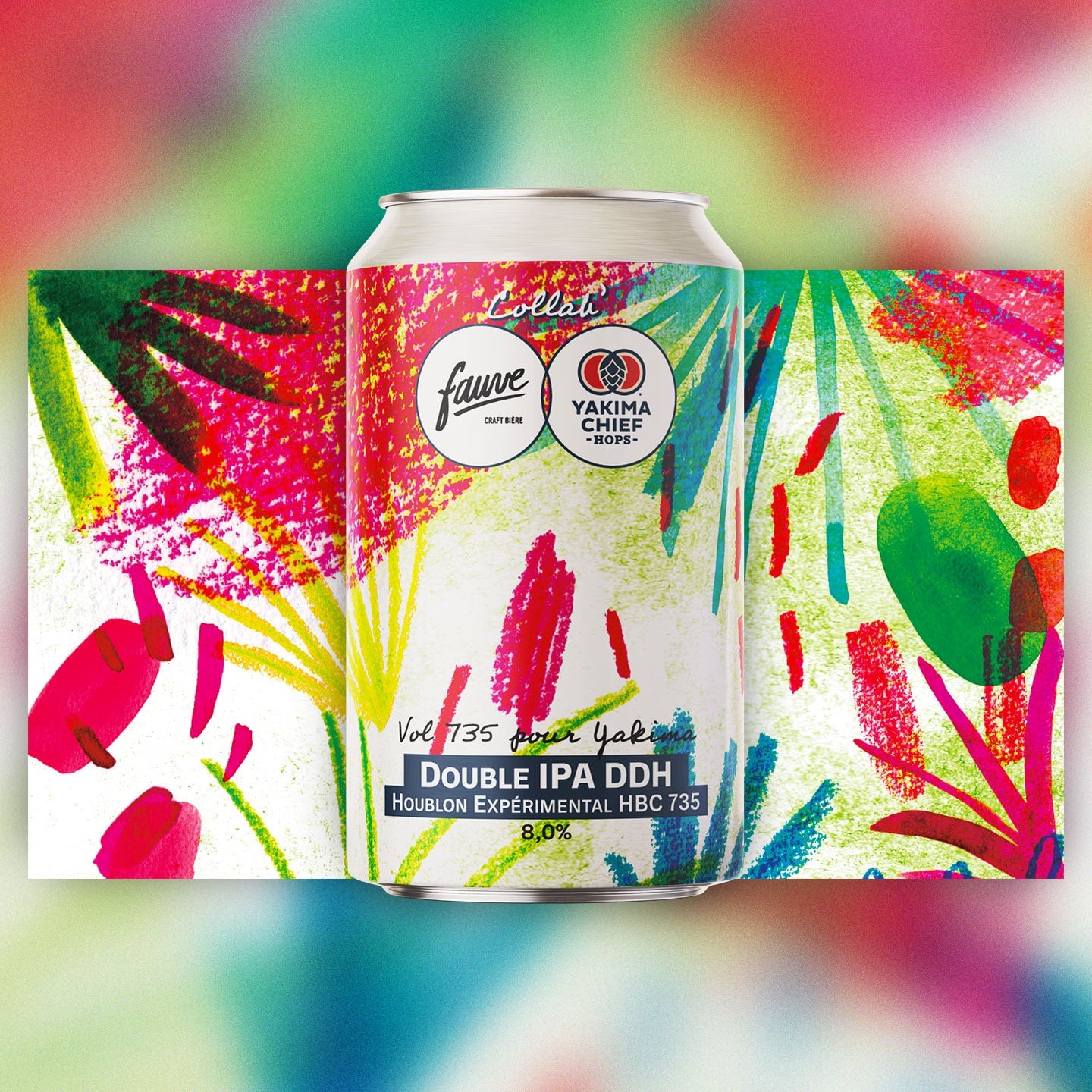 Fauve Vol 735 pour Yakima DIPA øl boks 33cL melon