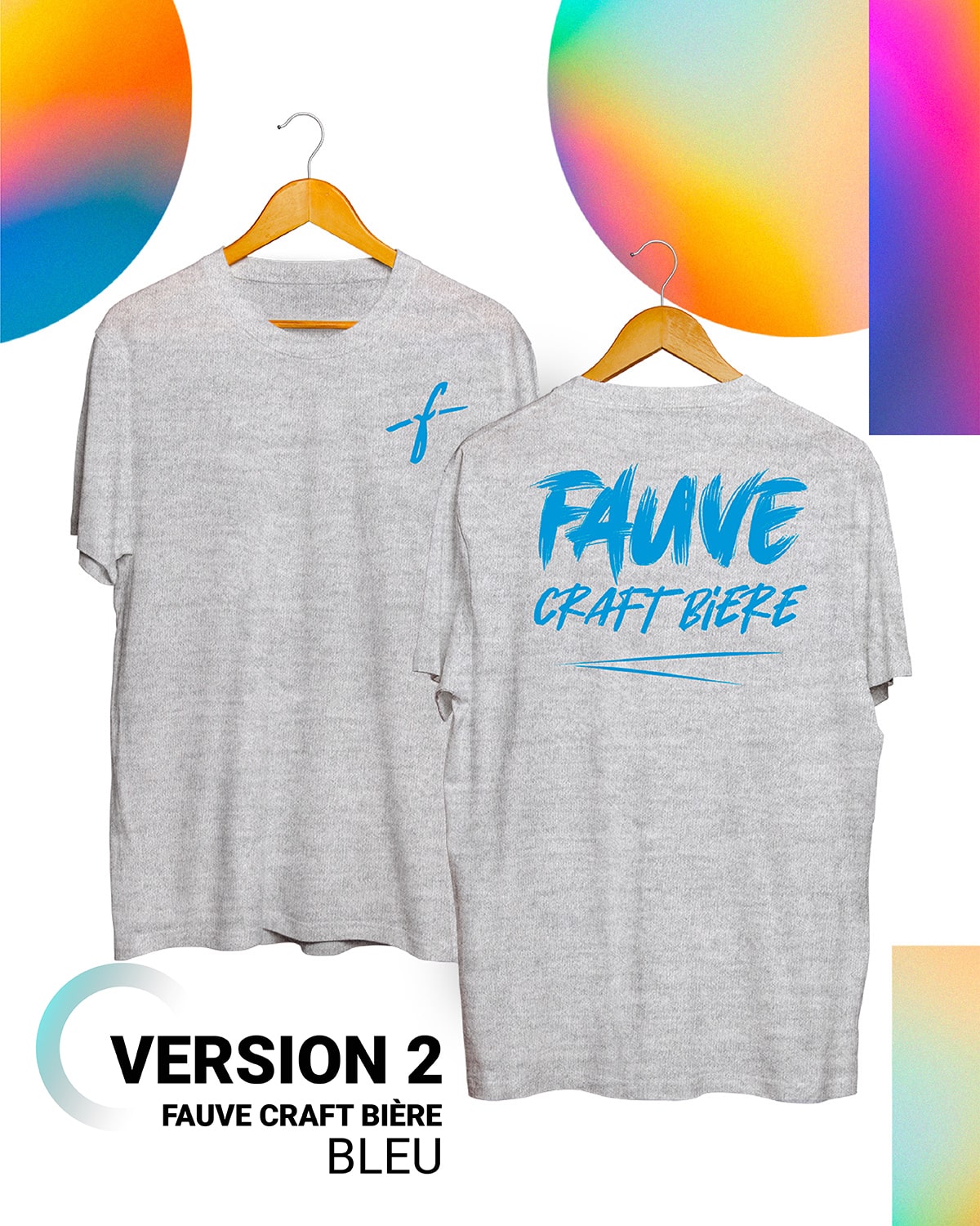 Fauve Signature T-skjorte grå bomull unisex