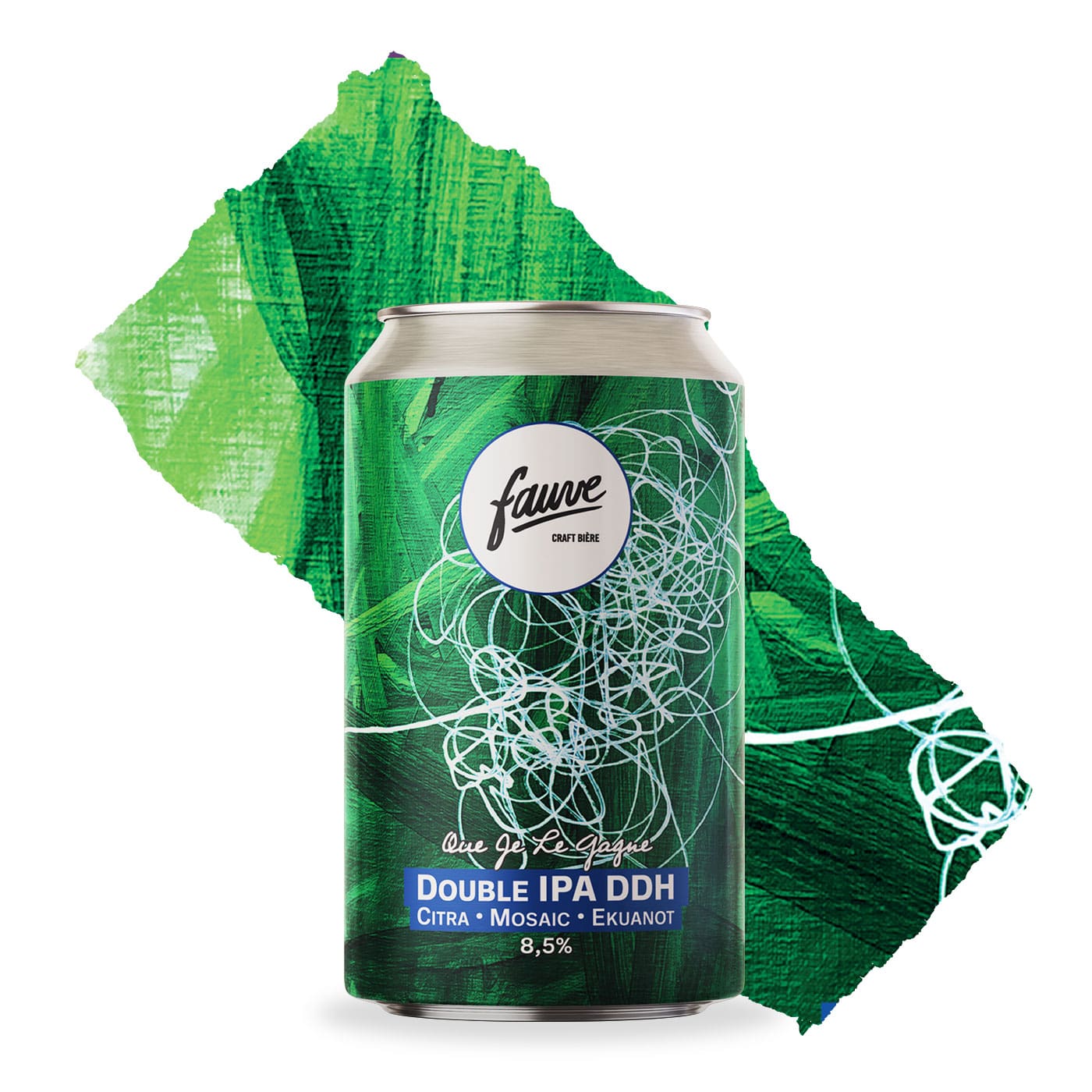 Fauve Que Je Le Gagne Double IPA øl boks 33cL 8,5% Citra