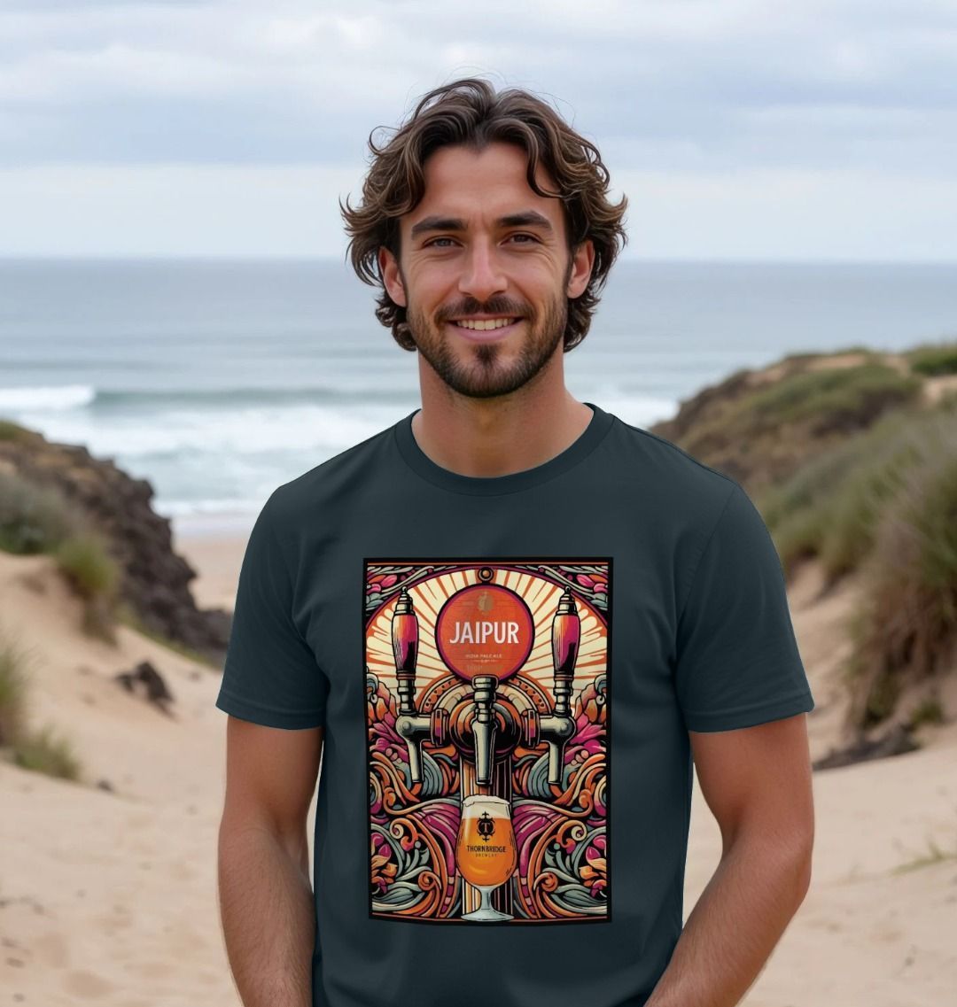 Thornbridge Jaipur Keg t-skjorte denimblå