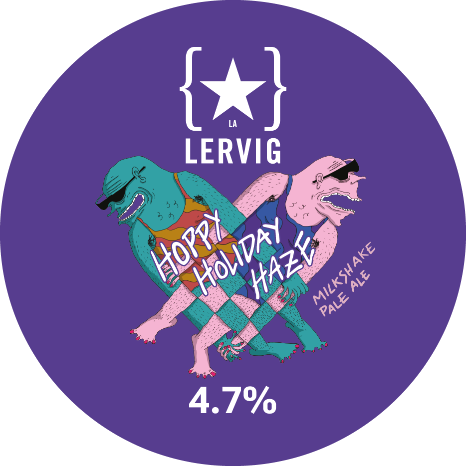 Lervig Hoppy Holiday Haze øl 330 ml hazy