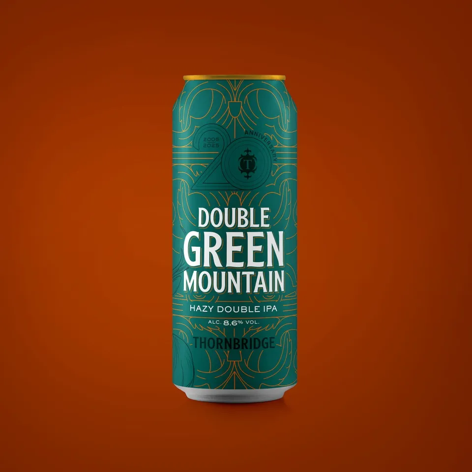 Thornbridge Double Green Mountain IPA øl boks 440ml 8,6%