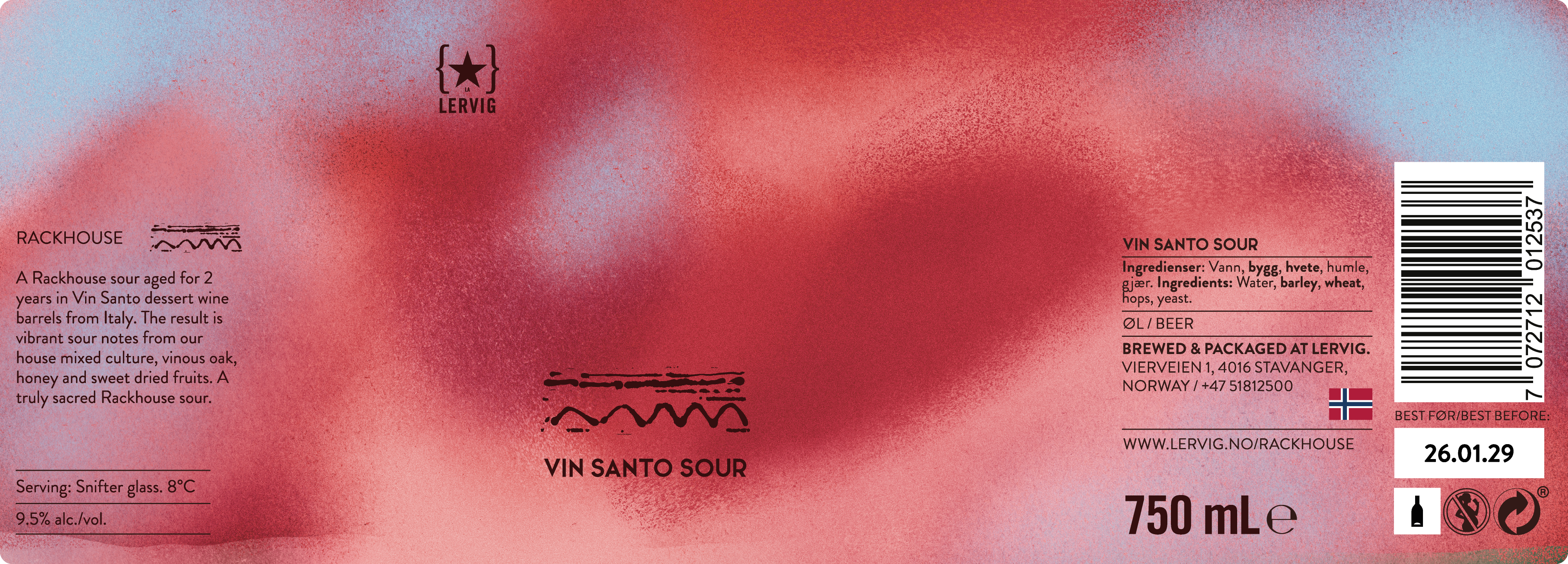 Lervig Vin Santo Sour surøl boks druer