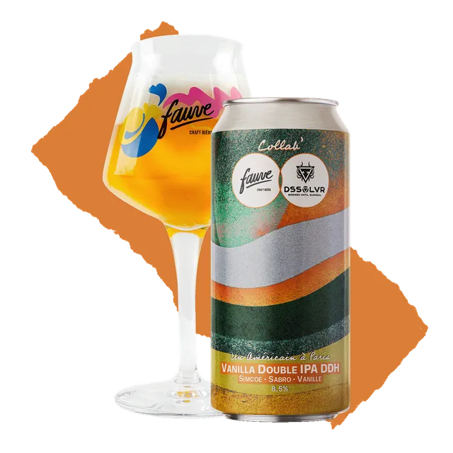 Fauve Un Américain à Paris double IPA boks 44cL vanilje