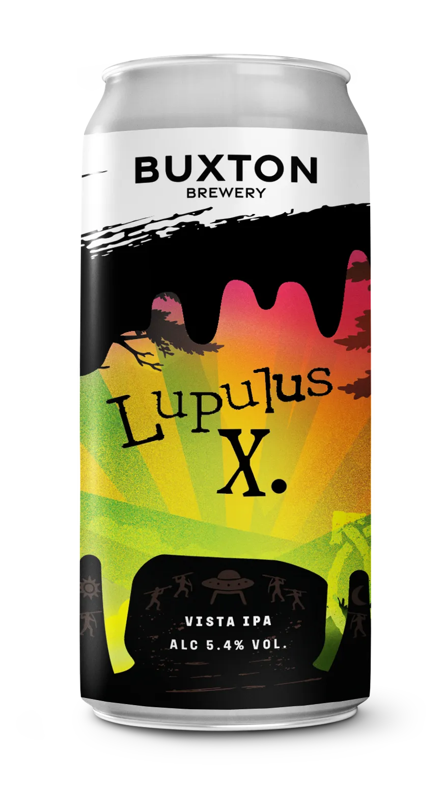 Buxton Lupulus X Vista øl boks honningmelon
