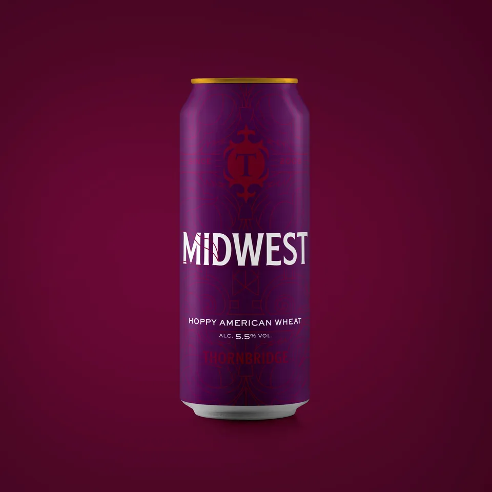 Thornbridge Midwest hveteøl enkeltboks mango