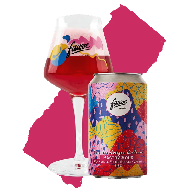 Fauve Sur les Rouges Collines pastry sour øl boks 33 cl bær