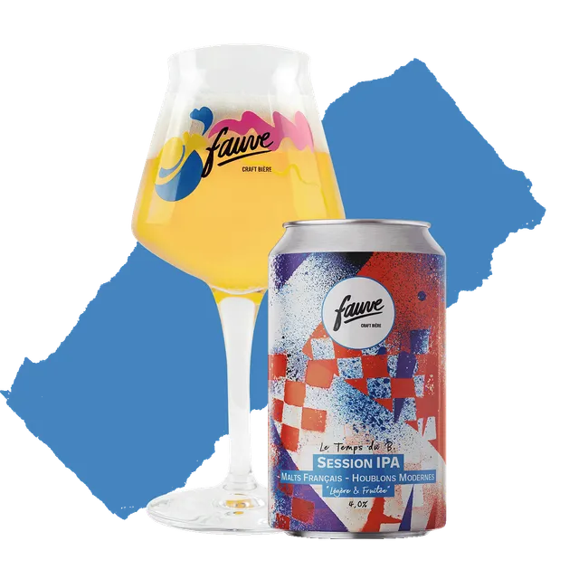 Fauve Le Temps du B. session IPA boks 33cL lett