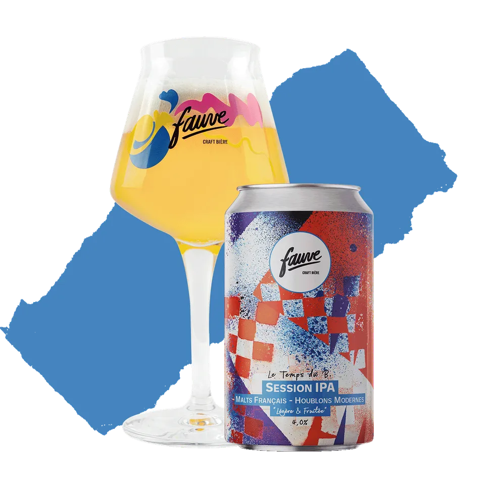 Fauve Le Temps du B. session IPA boks 33cL lett