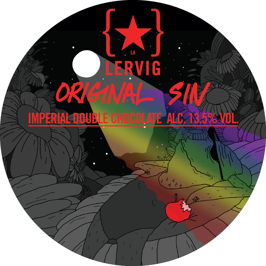 Lervig Original Sin barley wine øl boks 33 cl bourbonfat