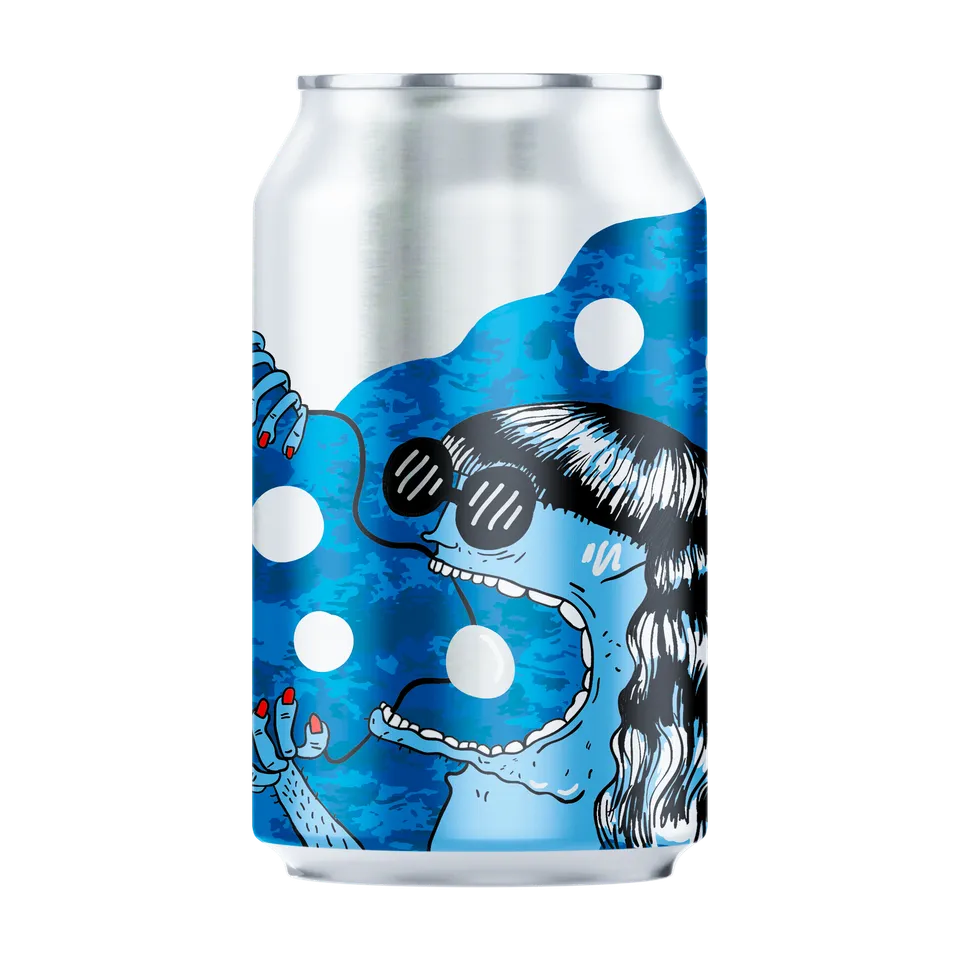Lervig Perler for Svin barleywine øl boks 330 ml fatpreget