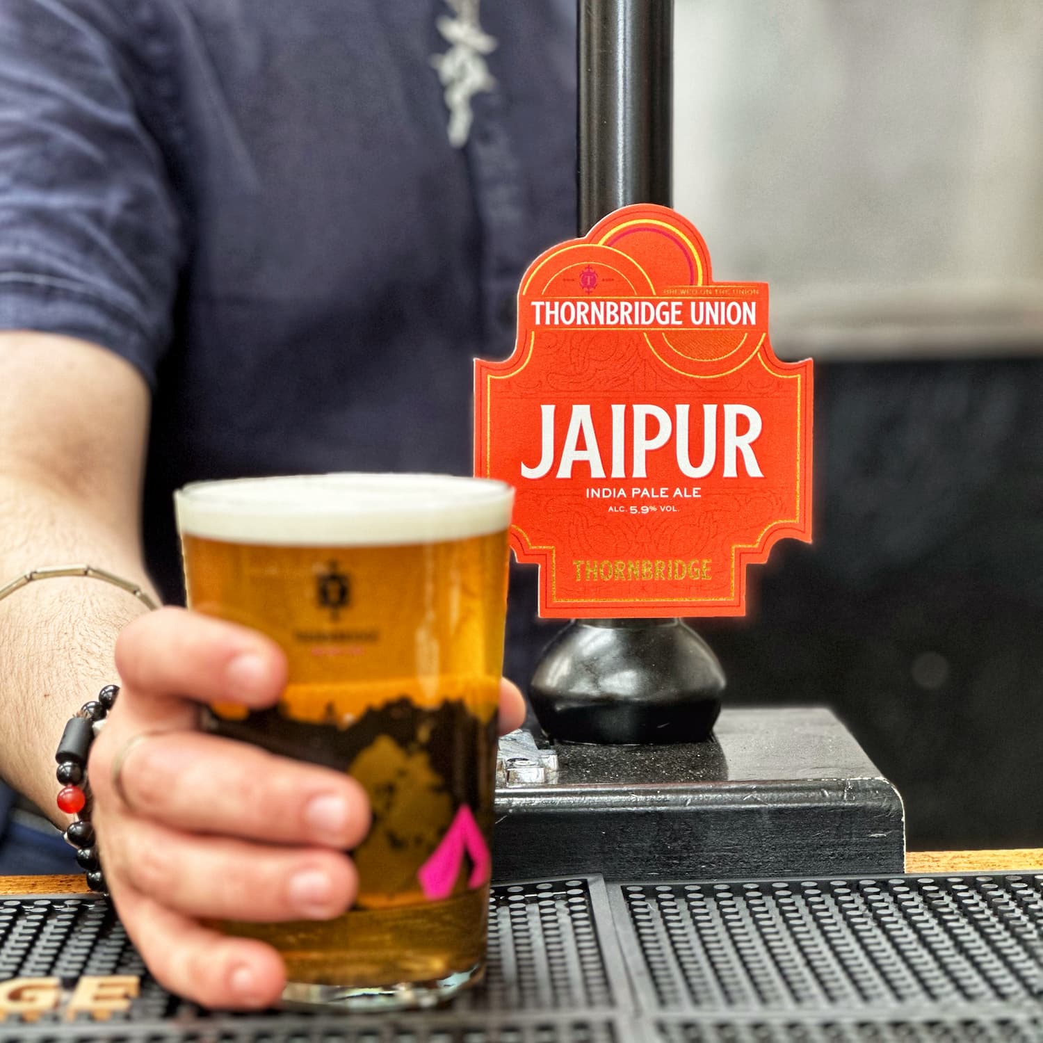 Thornbridge Jaipur Union IPA flaske 500 ml grapefrukt