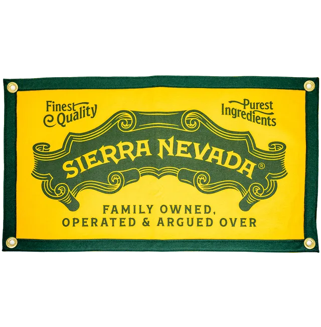 Sierra Nevada Oxford Pennant Camp Flag flagg