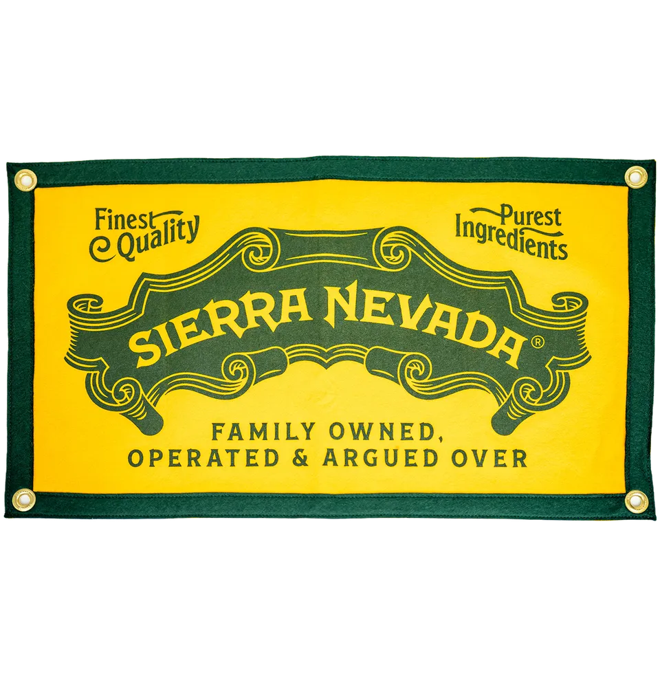 Sierra Nevada Oxford Pennant Camp Flag flagg