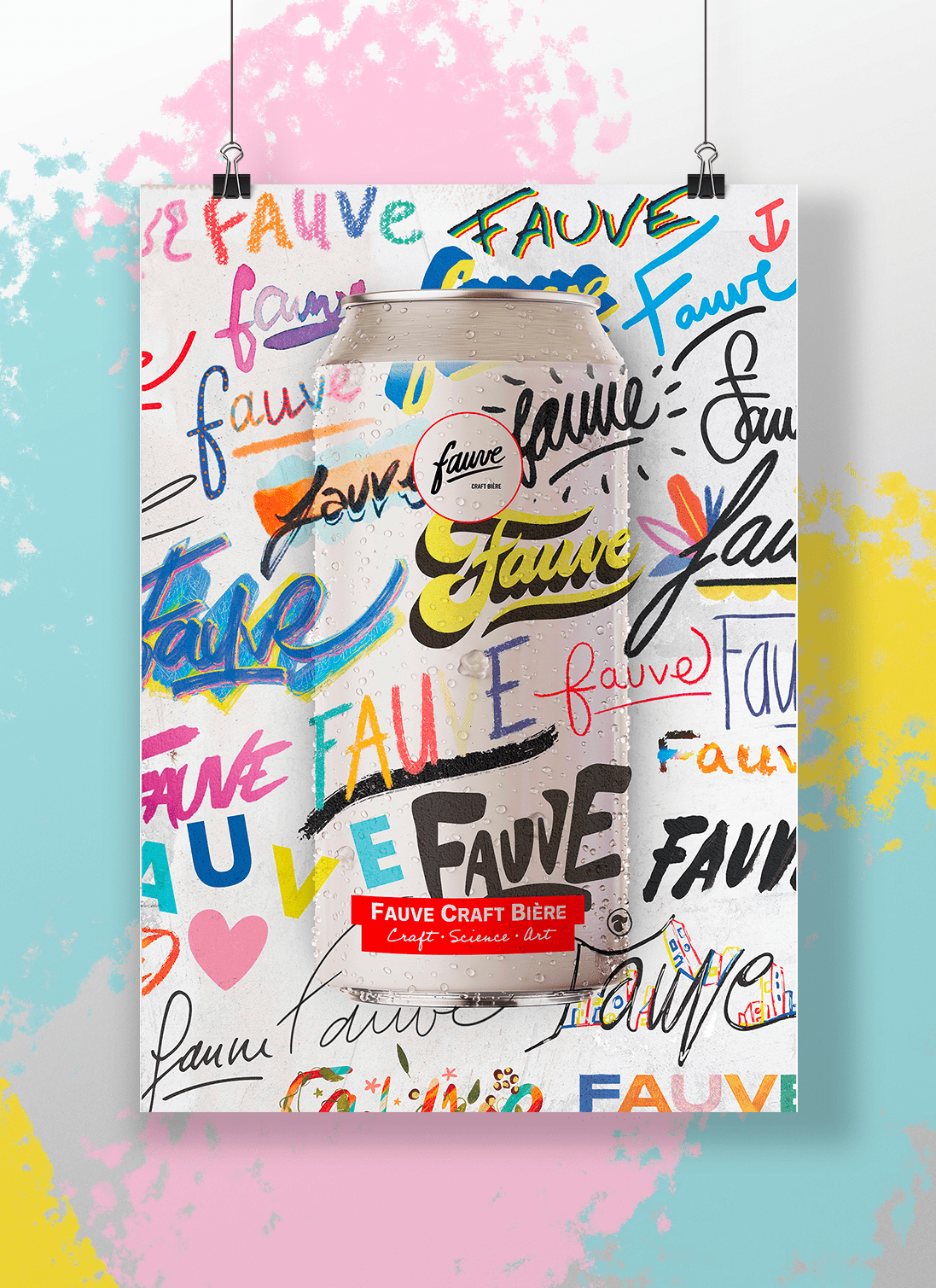 Fauve Canette signatures plakat A2 42x59cm