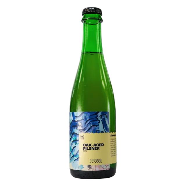 Lervig Oak-aged Pilsner øl boks 33 cl fatpreget