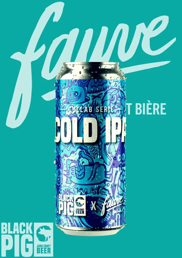 Fauve Cold IPA øl boks 44 cl fruktig 5,7 %