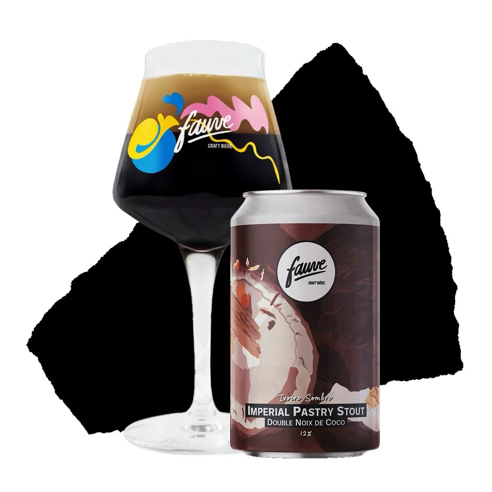 Fauve Ivoire Sombre imperial stout øl 33 cl kokos