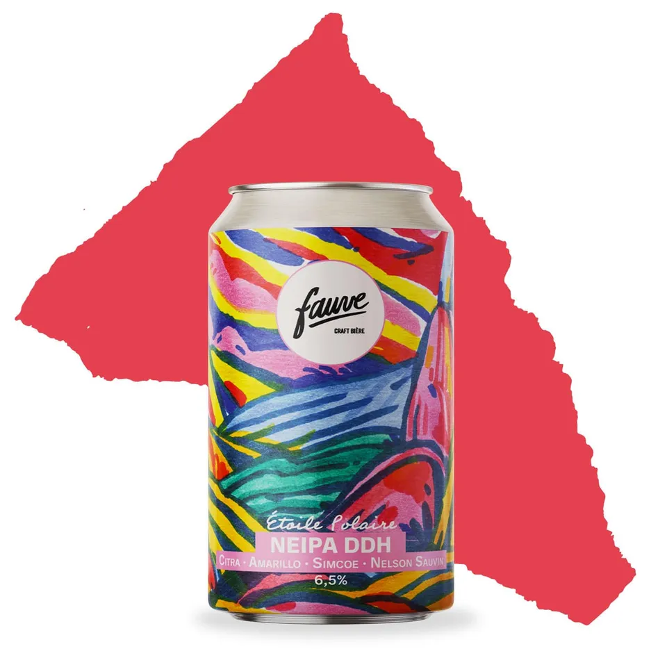 Fauve Étoile Polaire NEIPA øl boks 33 cl 6,5 prosent