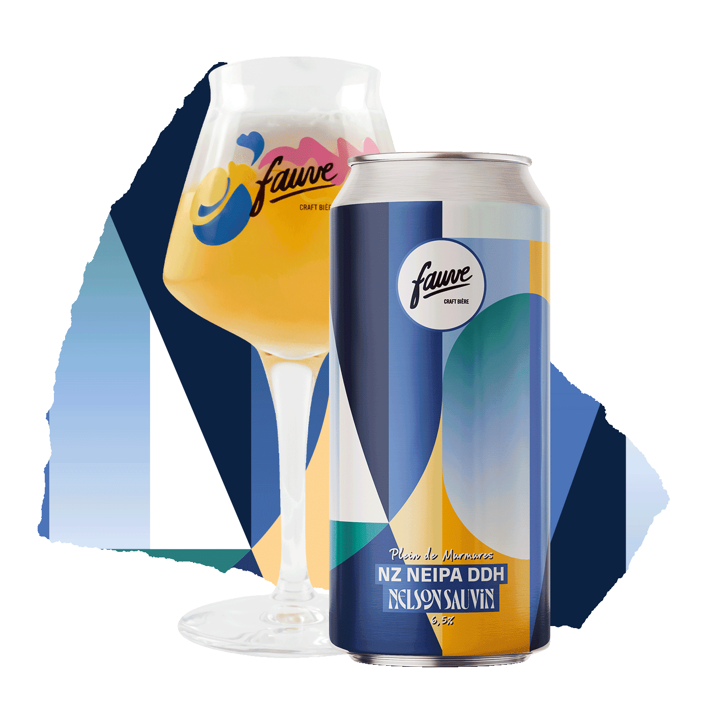 Fauve Plein de Murmures NEIPA øl boks 44cl 6,5% Nelson Sauvin