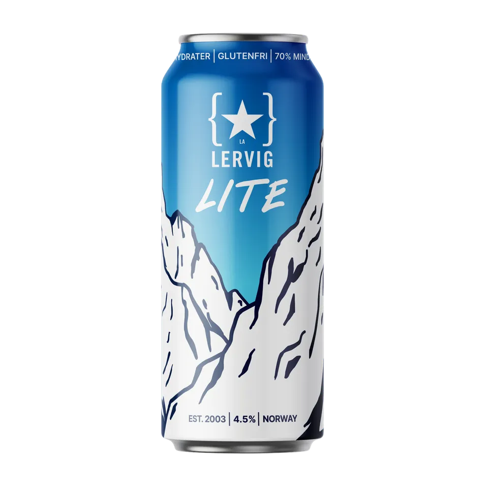 Lervig Lite Pilsner øl boks 33 cl lett
