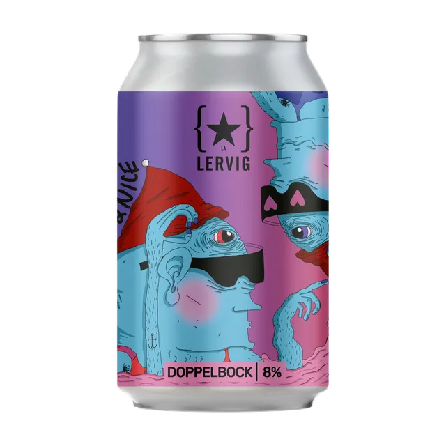 Lervig Naughty & Nice øl 330ml boks mørk