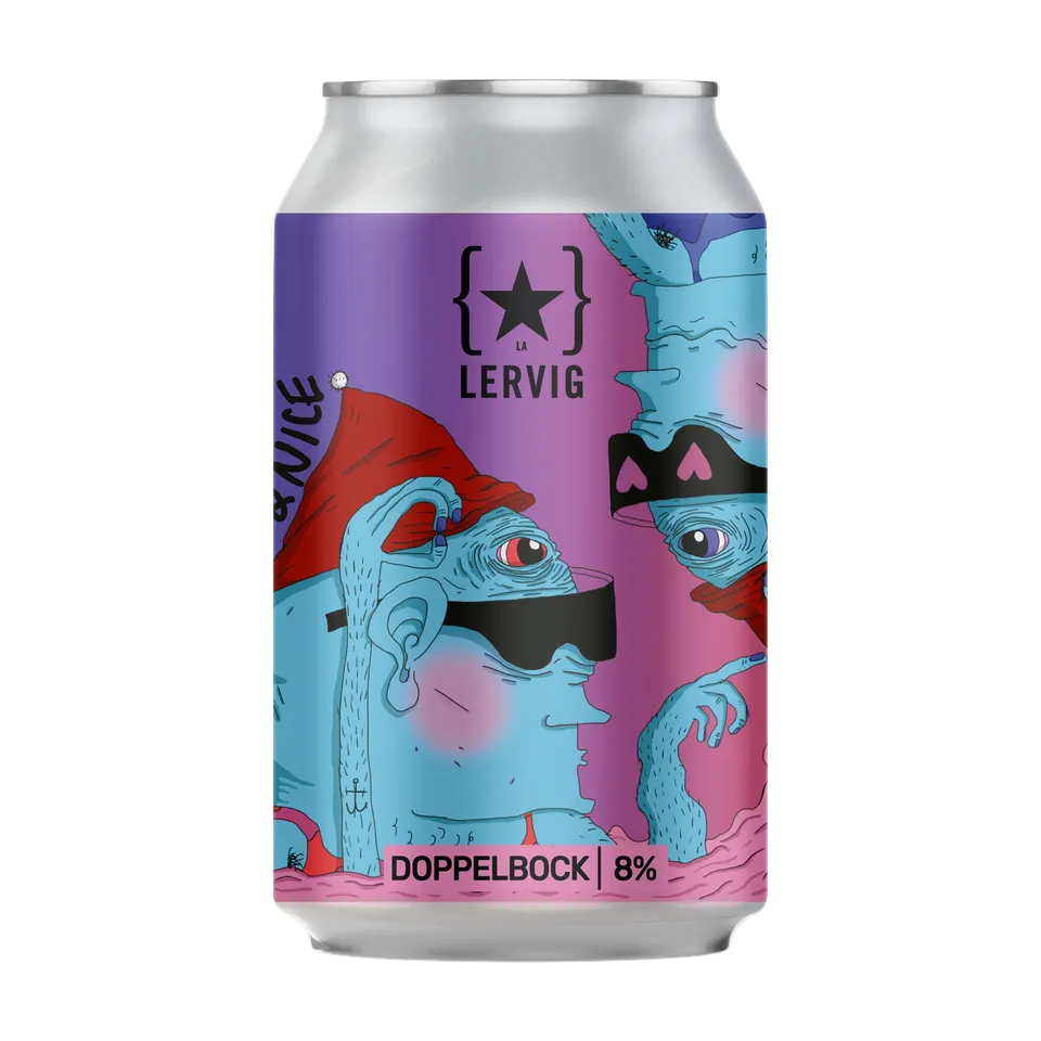 Lervig Naughty & Nice øl 330ml boks mørk