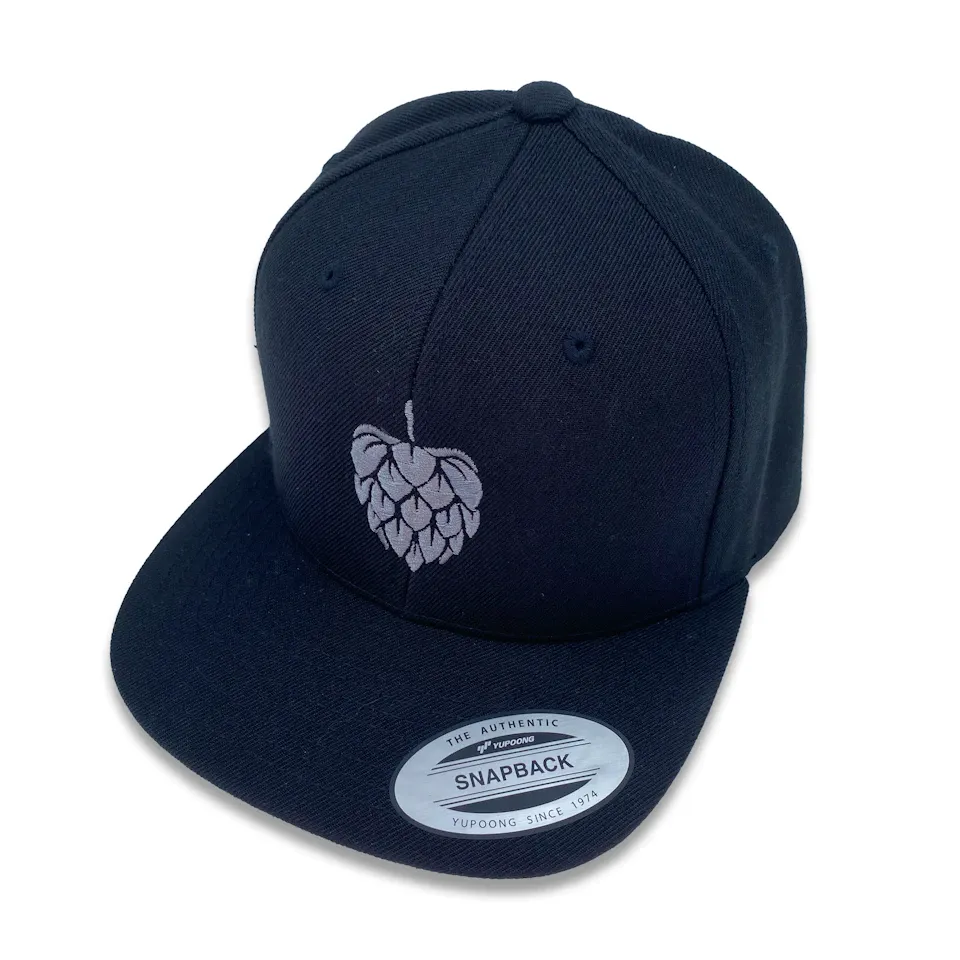 Folkingebrew Snapback Black caps sort strukturert