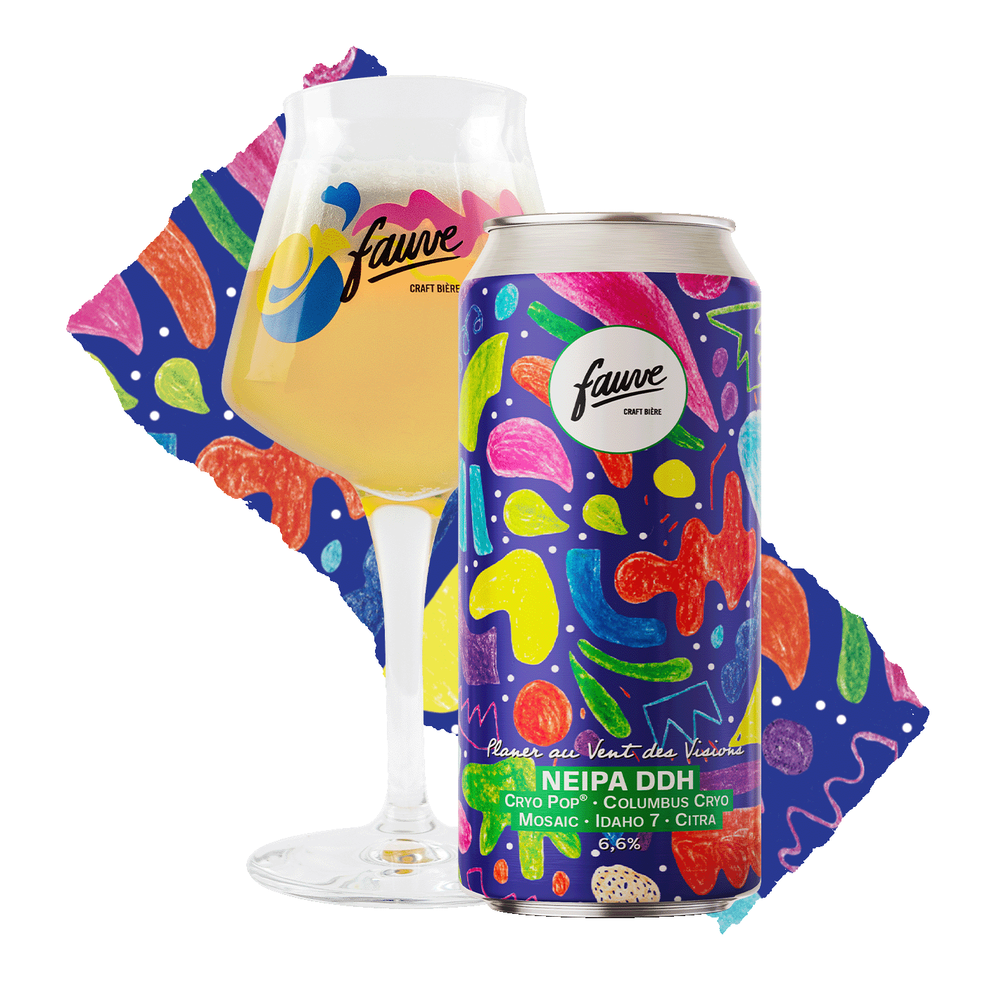 Fauve Planer au Vent des Visions NEIPA 44 cl fruktig