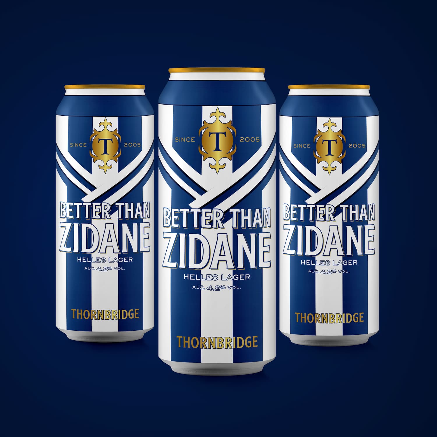 Thornbridge Better than Zidane lager boks 440ml 4,2%