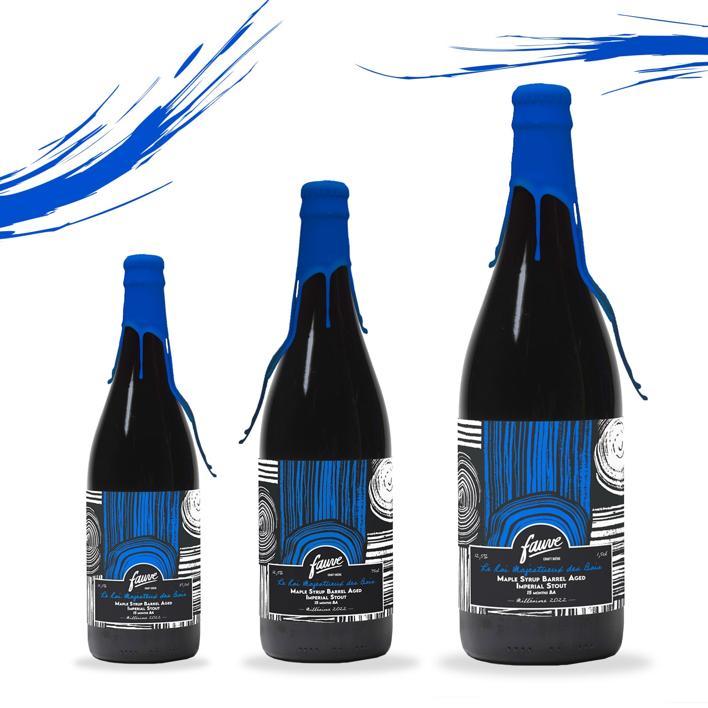 Fauve Le Roi Majestueux stout flaske 37,5cL 12,5 %