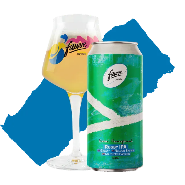 Fauve Essai Transformé rugby IPA øl boks 44cL frisk