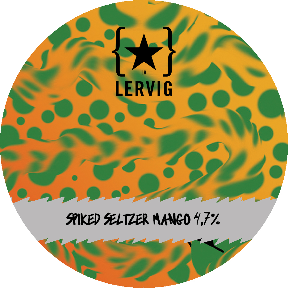 Lervig Spiked Seltzer Mango 330ml boks lett