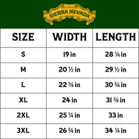 Sierra Nevada Bold Wordmark langermet t-skjorte svart