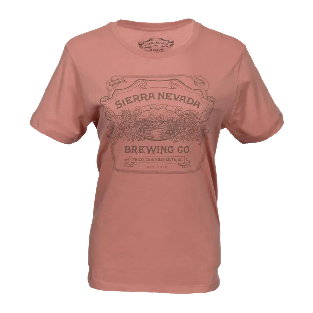 Sierra Nevada Pale Ale Handcrafted T-skjorte dame rosa