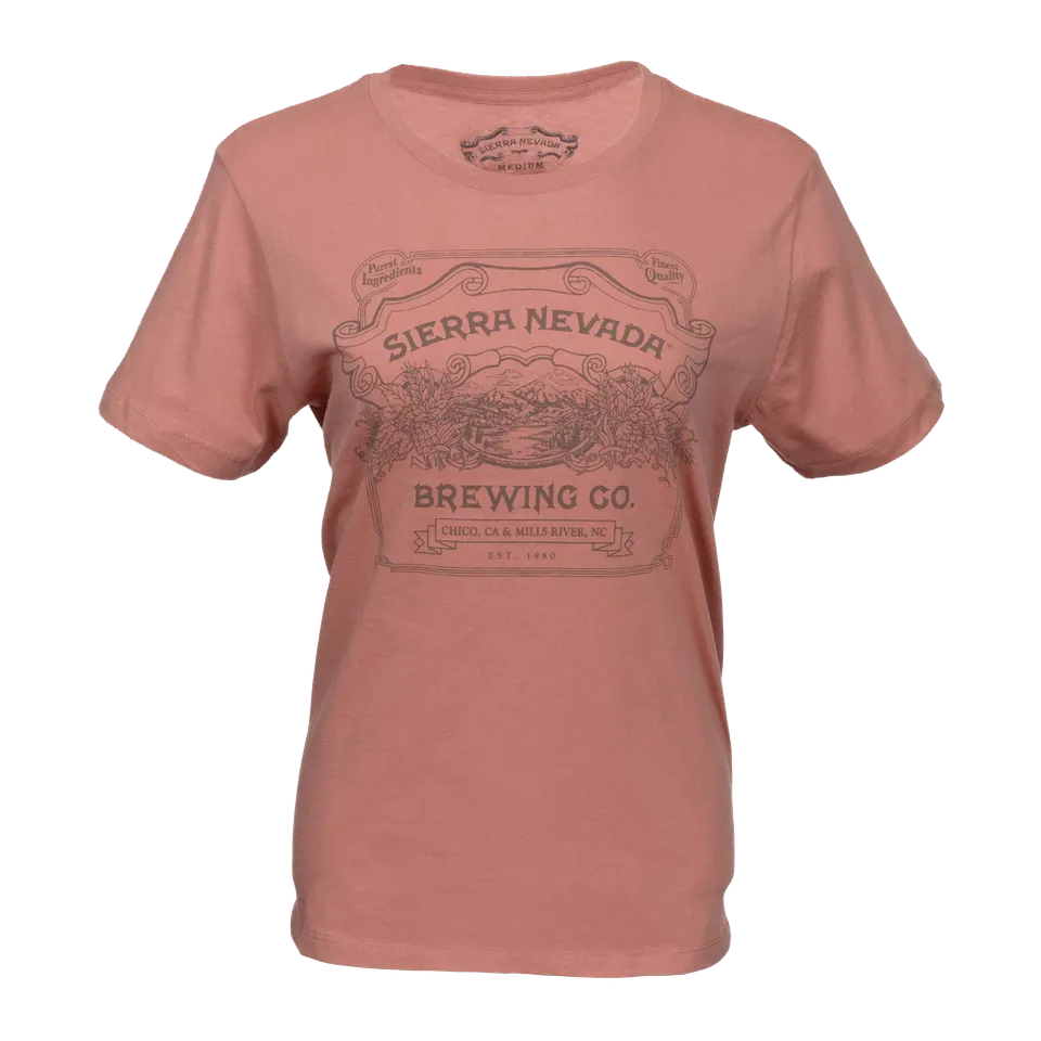 Sierra Nevada Pale Ale Handcrafted T-skjorte dame rosa