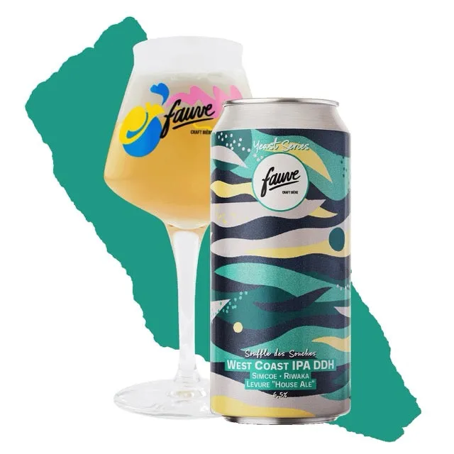 Fauve Souffle des Souches west coast IPA boks 44 cl tørr